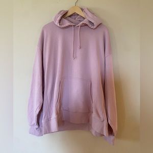 Aritzia TNA Fleece Airy AF Pink Hoodie